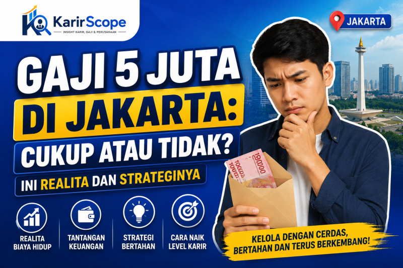 Gaji 5 Juta di Jakarta: Cukup atau Tidak? Ini Realita dan Strateginya